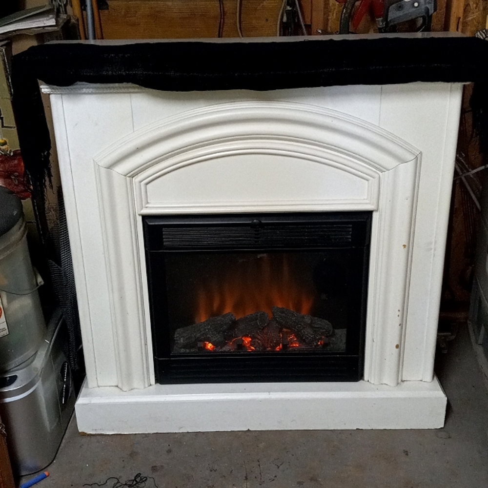 Virtual Fireplace & it's a heater